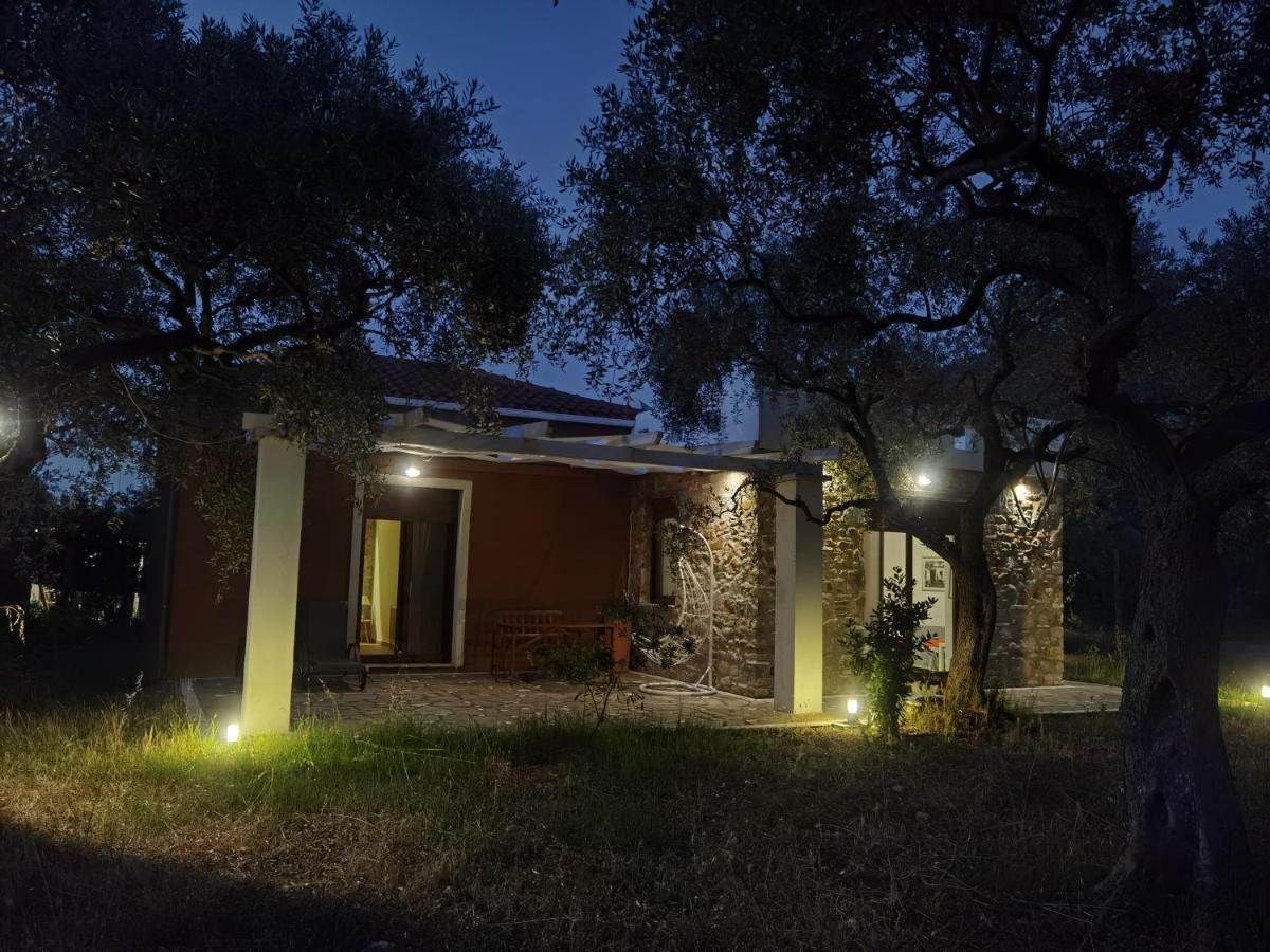 Elea Stone Houses In Organic Quiet Olive Grove, Prinos, Thassos Bagian luar foto
