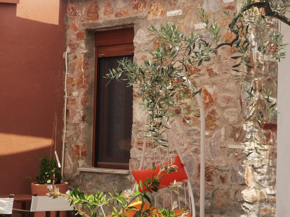 Elea Stone Houses In Organic Quiet Olive Grove, Prinos, Thassos Bagian luar foto