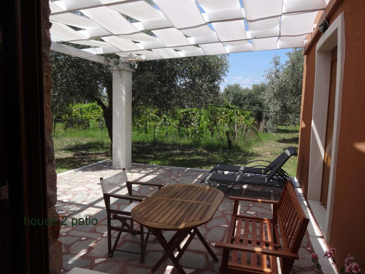 Elea Stone Houses In Organic Quiet Olive Grove, Prinos, Thassos Bagian luar foto